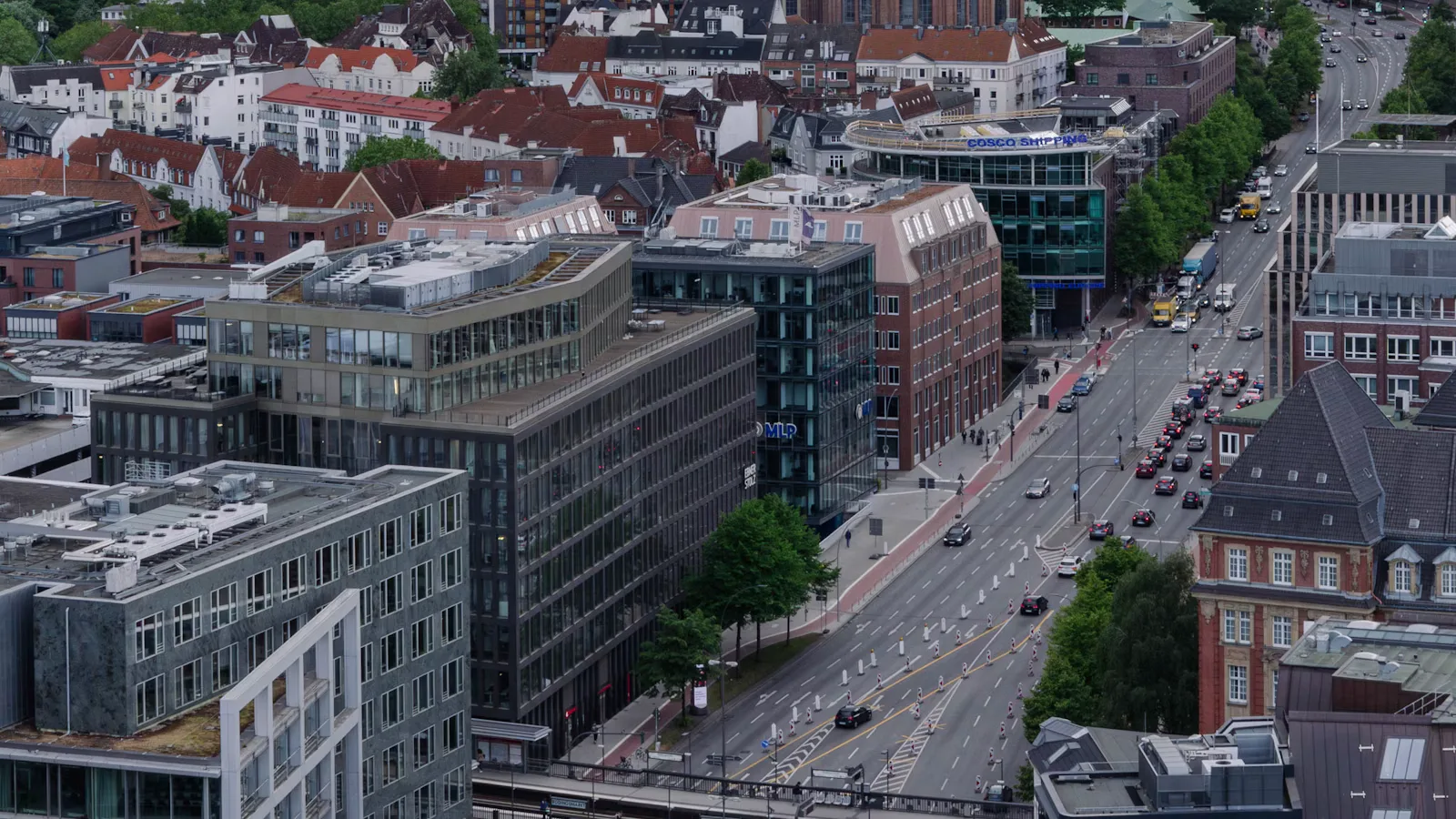 Stadtansicht von Hamburg